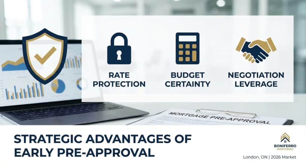 Buyer securing mortgage pre-approval early to gain advantage in 2026 competitive housing market